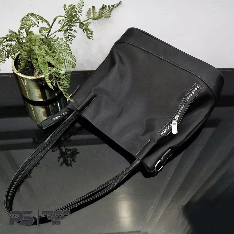 Totebag Wanita Maria Aesthetic Import Tas Selempang Wanita Kuliah Anti Air Terbaru Kulit Sekolah Hitam Cewek 2