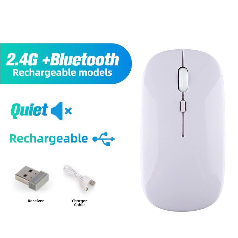 Chuột Bluetooth Không Dây USB 2.4G Tương Thích Với IOS / Android / Microsoft