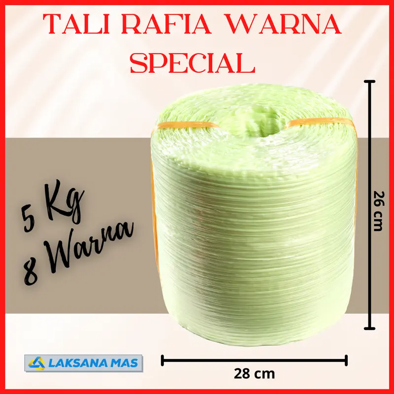 Tali Rafia Plastik Laksanamas Super/Glossy Limited Edition Warna Special (Space Colour) di Jakarta/Tangerang dan sekitar nya 0