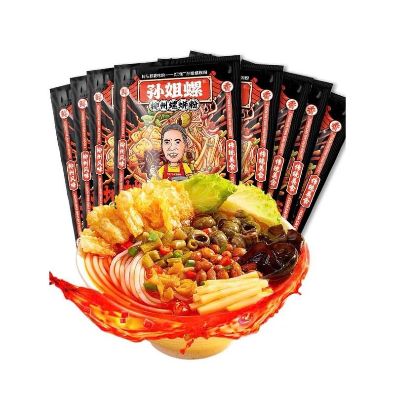  Combo 10 Gói Bún ốc Liễu Châu Chị Tôn Siêu Ngon - Ăn Vặt 492 