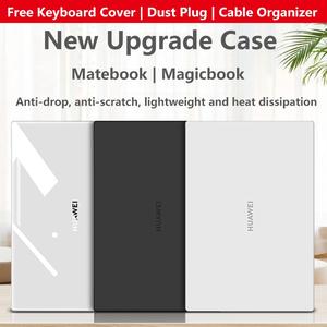 5in1 new arrived hard marble case 2021 Huawei MateBook 14s 2021 MagicBook 14 2022 x14 x15 13 D14 X Pro protect cover free keyboard cover front & back case protector