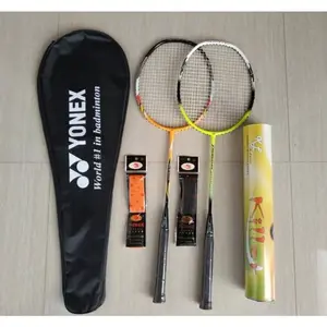 Paket raket bulutangkis lengkap termurah(warna randem)