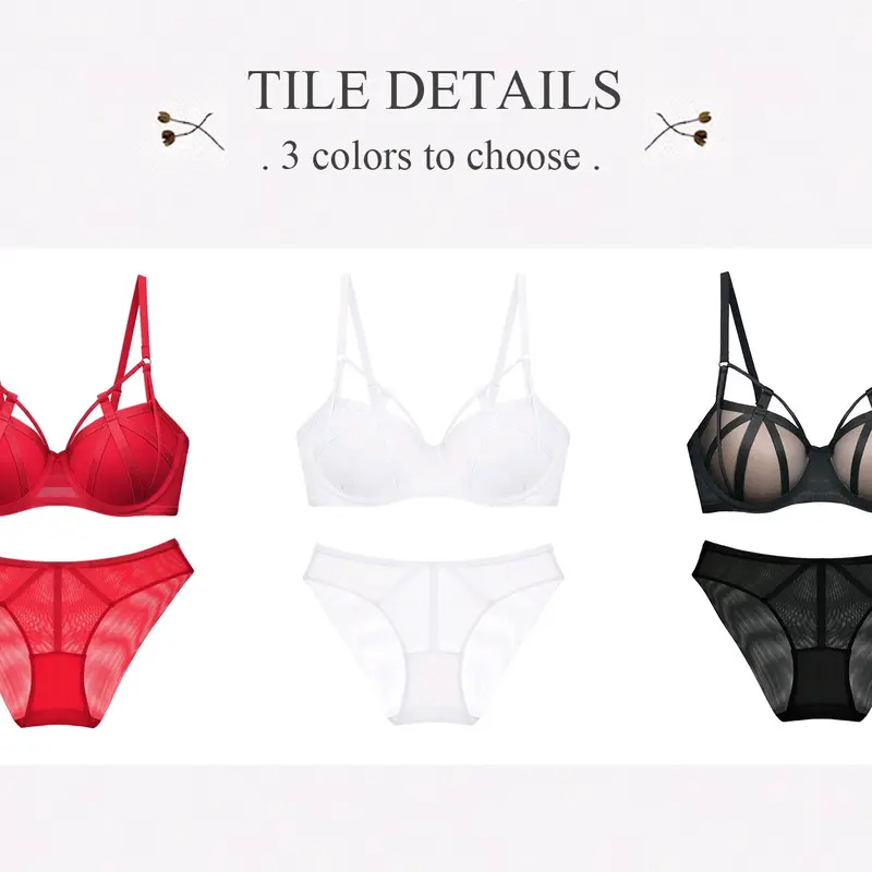FINETOO Bra Push Up Wanita BH Kawat High End Pakaian Dalam Wanita Tipis Seamless 5