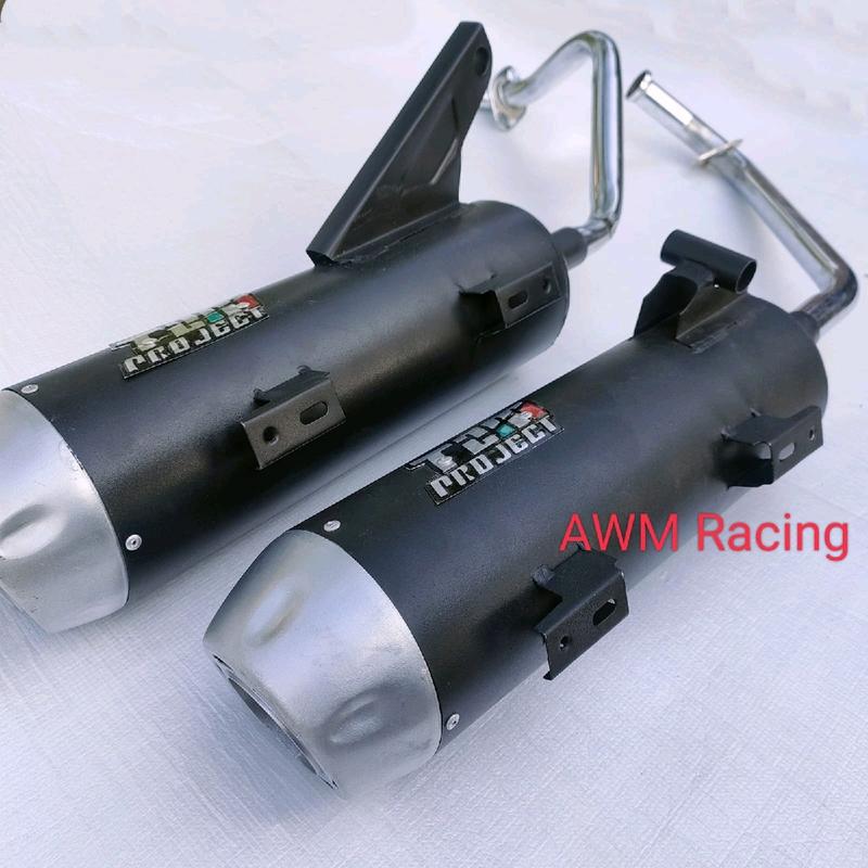 Knalpot TZM Project motor beat fi beat karbu 150 Vario 125 Vario 150 LED Scoopy Mio sporty Mio J COD 4