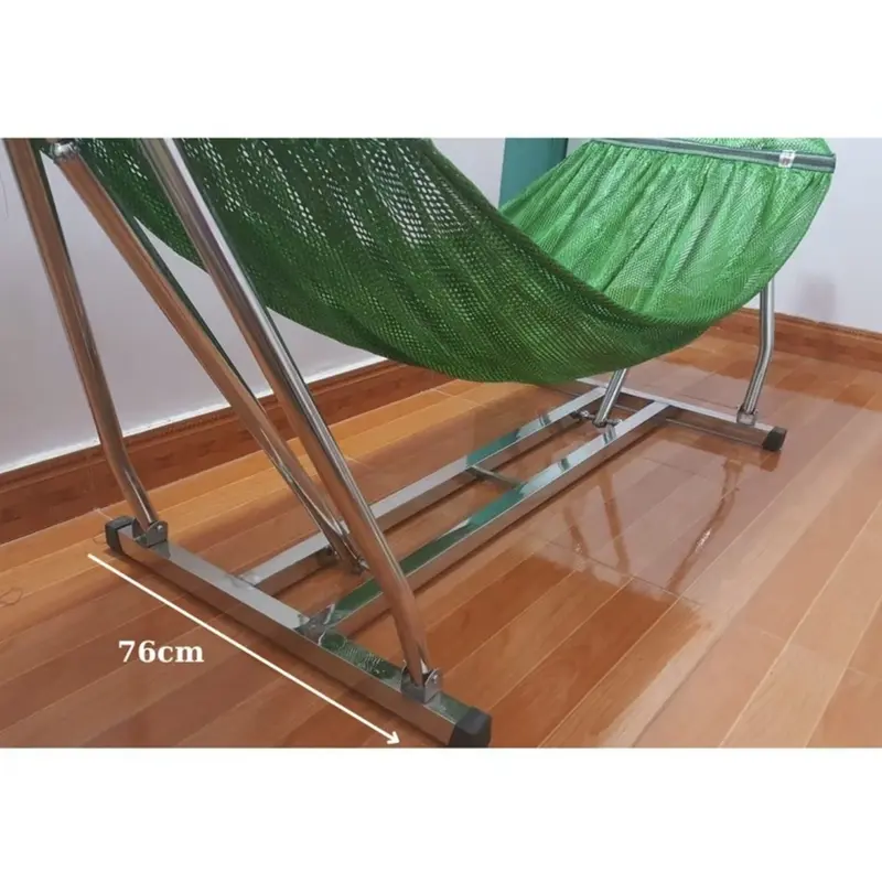 Khung võng xếp inox Phúc Lâm - Khung vuông to phi 40, chịu tải trọng tốt. 1