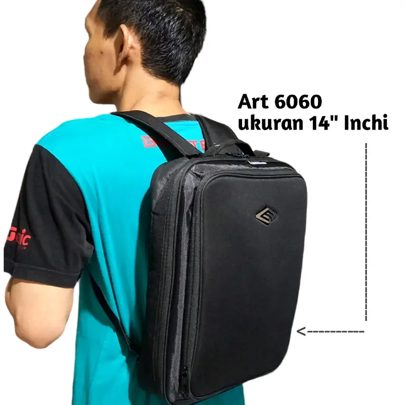 Tas laptop selempang ransel 3 in multifungsi blasted 10/12/14" 6