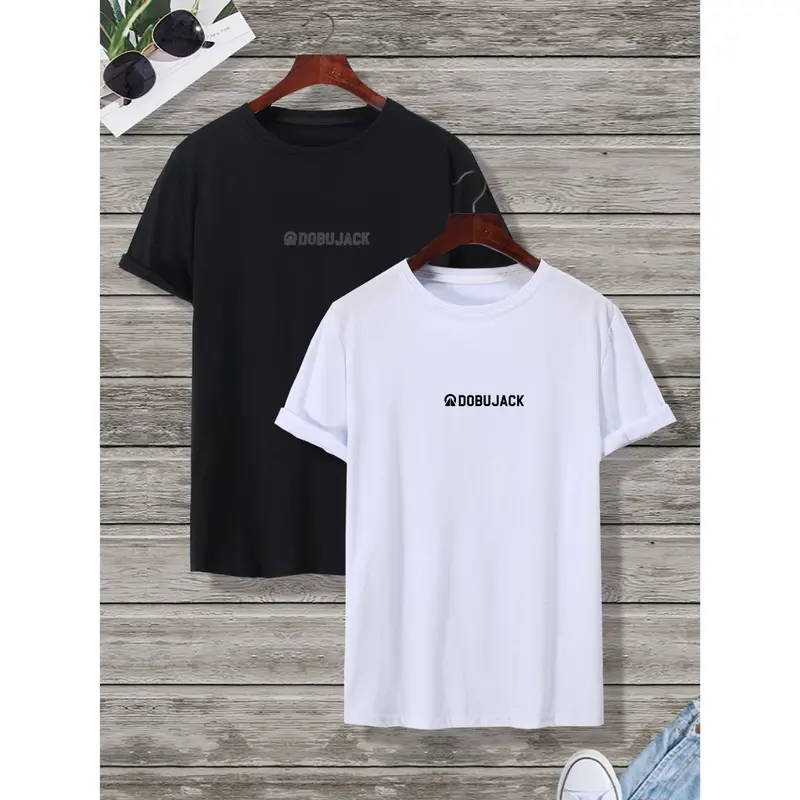 Dobujack T-shirt Pria Wanita Hitam Casual Premium / Kaos Distro Fashion Ootd Keren /  Baju Kaos Couple Uk M, L, Xl, Xxl 1
