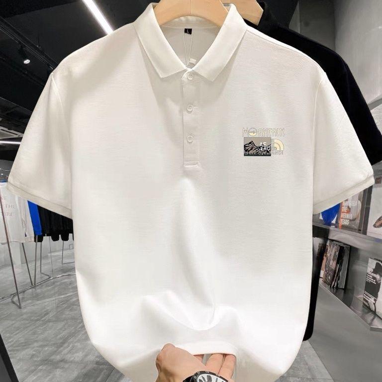 Product Introduction of Short Sleeve Polo Summer Trendy Brand 2024 Style Turn-down Collar Men's Casual Youthful Fashionable Versatile Ins Style Elegant Fasciitis 16