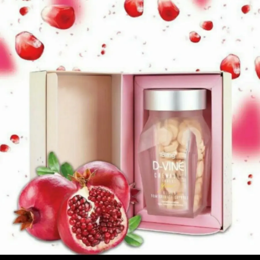D-vine Collagen Original 10 Butir Pemutih Kulit ~Suplement Kecantikan Pemutih Seluruh Tubuh Asli Original