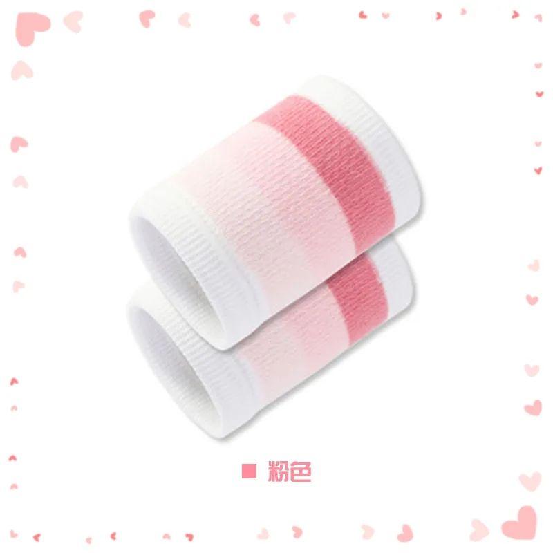 Product Introduction of Gelang Tangan, Jalur Pelangi, Pelindung Pergelangan Tangan, Penutup Parut, Maiden Segar dan Comel, Sesuai untuk Sukan dan Yoga, Bernafas, Gaya Ins, Sesuai untuk Musim Panas 3