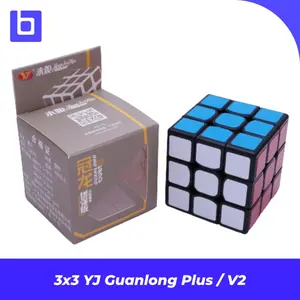 Cube 3x3 - Yongjun 3x3 Guanlong Plus - Yj 3x3 Guanlong Plus Black