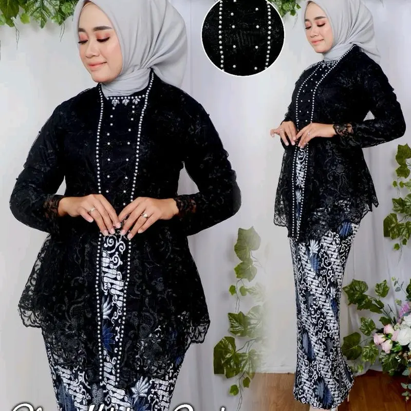 Rohmah Kebaya - Setelan Kebaya Kutubaru Payet / Kebaya Tulle Payet / Kebaya Wisuda / Kebaya Tunangan 2