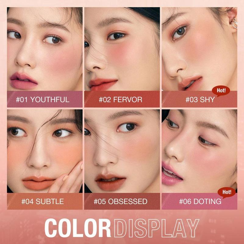Product Introduction of Vibrant Blush Stick Natural Matte Finish Multi-Use Cheek & Lip Color Long-Lasting & Non-Transfer For Daily & Party Use 42