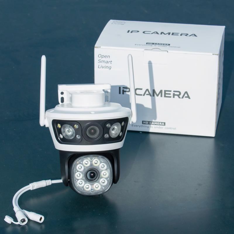 Camera YOOSEE Xài Sim 2 Mắt 3 Màn Hình Ngoài Trời 8.0MP