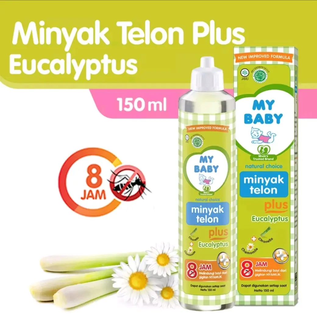 My Baby Minyak telon Eucalyptus uk 150ml||
