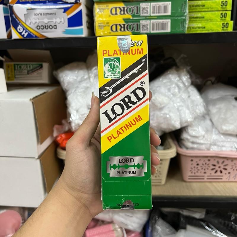 Dao cạo râu Lord Platinum 200 lưỡi dao lam LORD PLATINUM chính hãng công ty keo cat