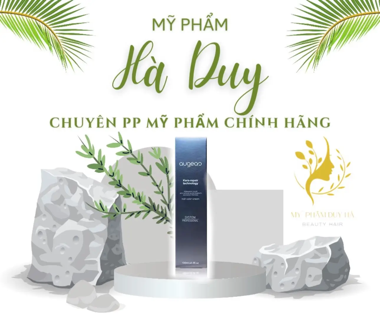 Augear (không kèm oxi) Màu Nhuộm Thời Trang 100ml - Lên Màu Đẹp Giữ Màu Lâu Không Hư Tóc màu nhuộm cho thợ tóc chuyên nghiệp Nataki hair color cream