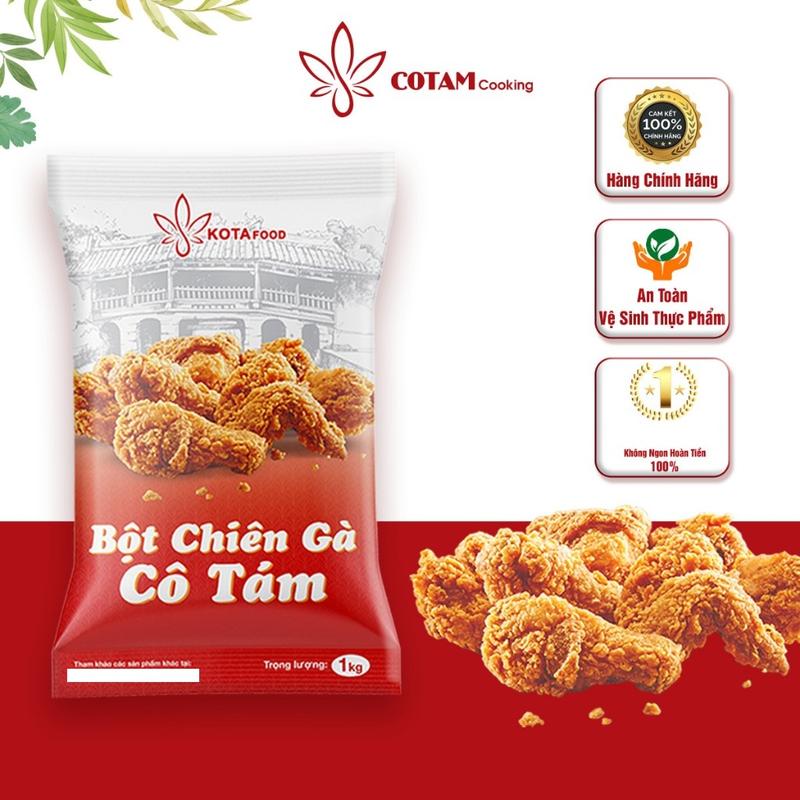  Bột chiên gà  Cô Tám giòn ngon vẩy đẹp 1kg 