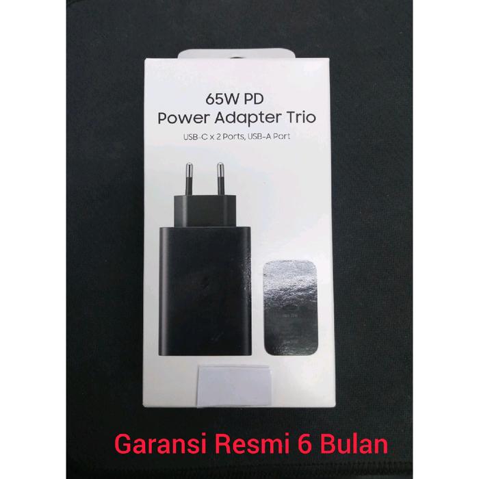 Jual SAM Adaptor Charger 65W PD Power Adapter Trio Original Kabel ...
