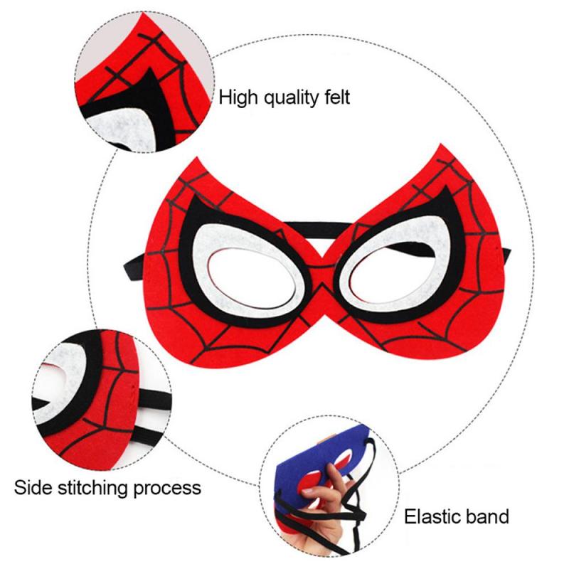 YOUNGSTAR Halloween Superhero Masks Christmas Birthday Party Spiderman Hulk Iron Man Cosplay Mask For Kids Children E8M8 Accessory 1