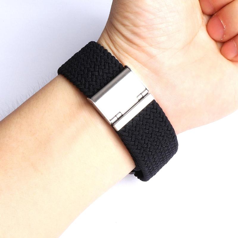 Loop Nylon Woven Band (Band Only), 1 Count Nylon Braided Design Soft Sport Watch Band with Buckle Loop Compatible with Apple Watch Ultra 2 Series SE 9 8 7 6 5 4 3, Wearable Devices Accessories 3