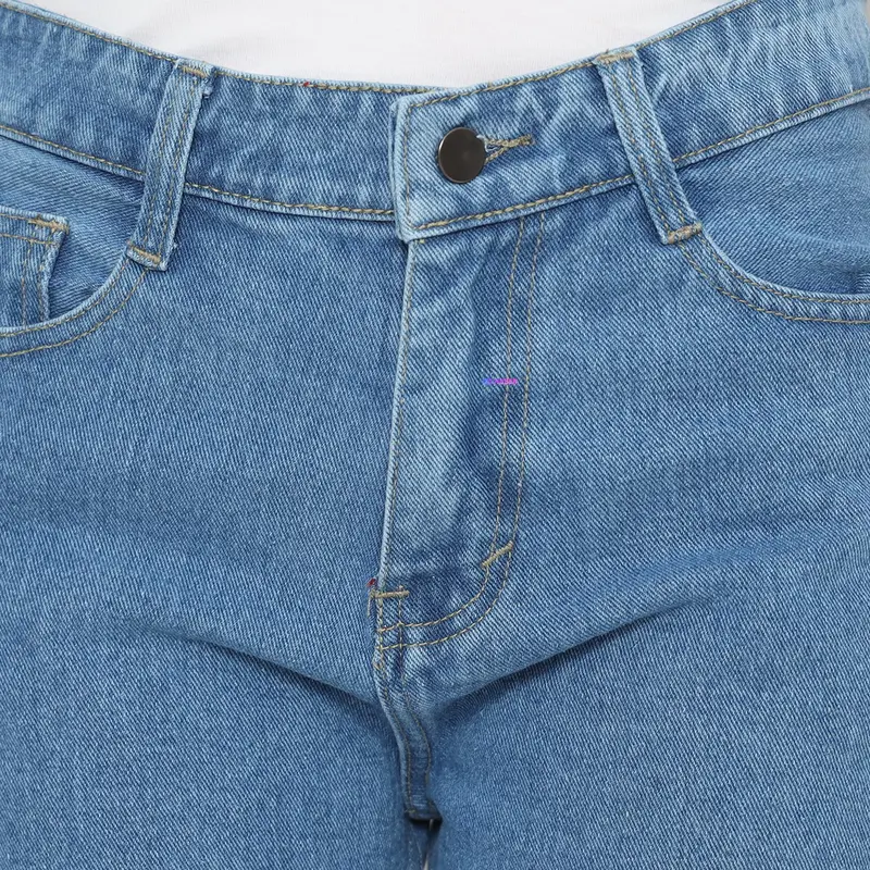 Nuber Hotpants Celana Pendek Wanita Jeans Blue Zinnia Biru 4