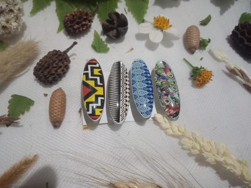 Pin hijaber pin/bros dagu motif Batik 2
