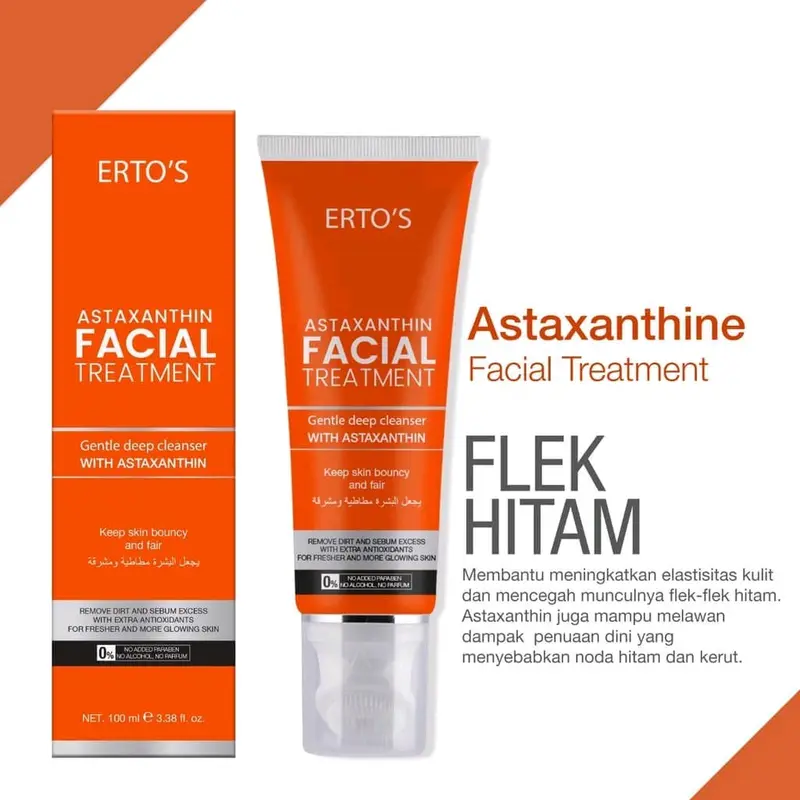Ertos Paket Flek Bintik Hitam Ampuh  4IN1 ( Ftn Ast, Dark Spot, Night Cream, Astaxanthine ) 3