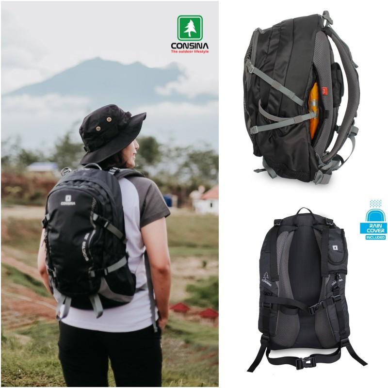 Consina Gocta Tas Ransel Outdoor Daypack Travelling Free Raincover 0