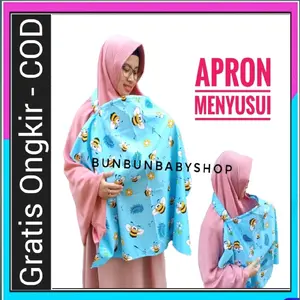 Apron Menyusui Celemek Menyusui Cover Nursing Karakter