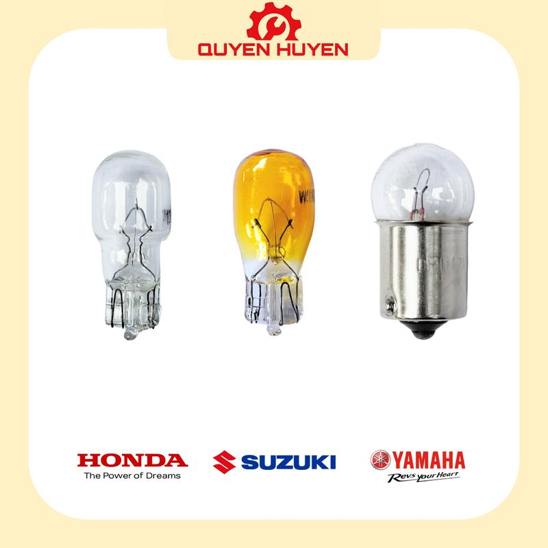 Bóng xi nhan xe máy - Đèn tín hiệu T13 Honda, Yamaha, Suzuki - Dream, Wave, Cub, Future, Jupiter, Sirius, Angel, Viva 0