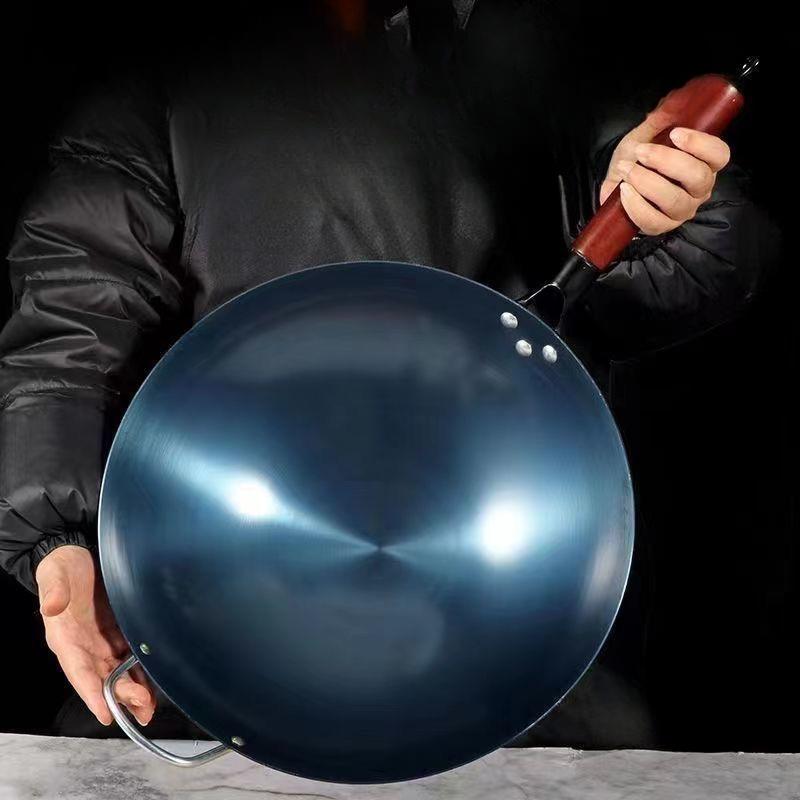 Chảo Thép Chống Dính Chất Liệu Thép Carbon Tôi Sẵn Chịu Nhiệt Cao An Toàn Đủ size ( KL01)