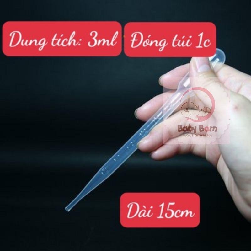 Ống bón sữa/ thuốc 3ml tiệt trùng cho bé Medisafe 2