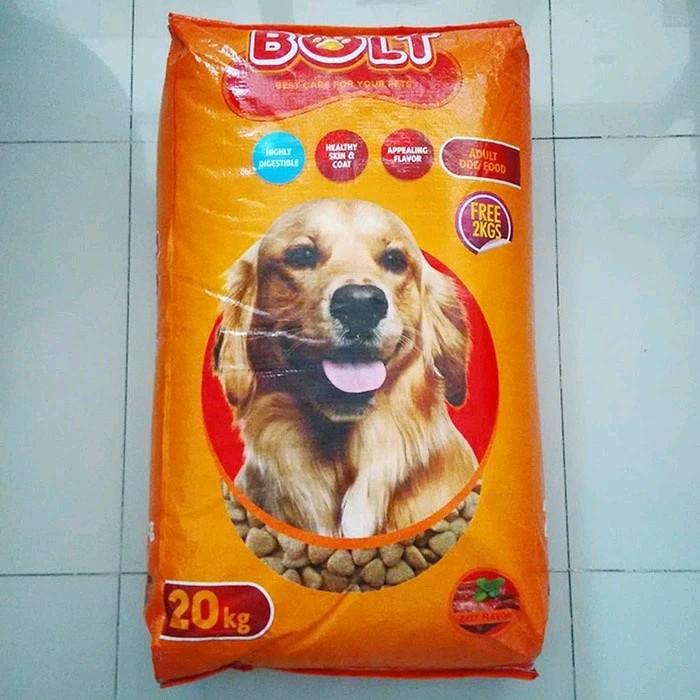 0Makanan anjing BOLT DOG beef chiken  FOOD REPACK 1KG 1 kg dog choize 2
