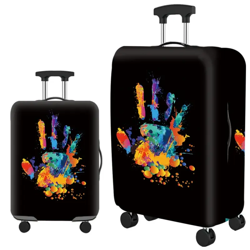 1PC Elastic Luggage Protector Cover, Durable Luggage Cover, Perfect For Men And Women, Travel Accessories, Outdoor Holiday Essentials, Luggage Cover, Luggage Accessories