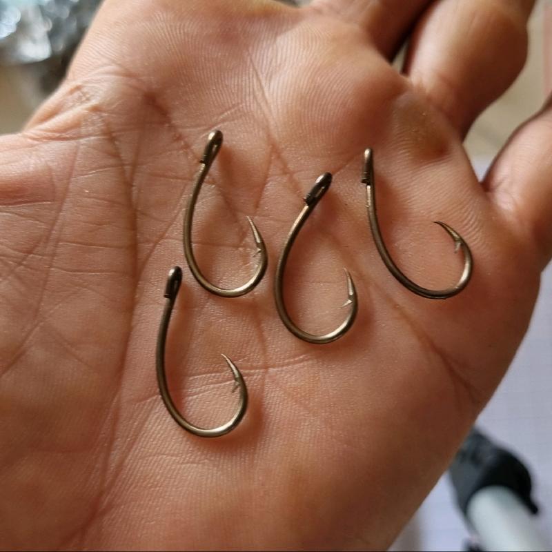  100 LƯỠI CÂU CẮM ẾCH CÁ LÓC RÙA 7 LỖ XỎ Bắt Cá Đi Câu Fishing Câu Cá Inox Fish Ca 