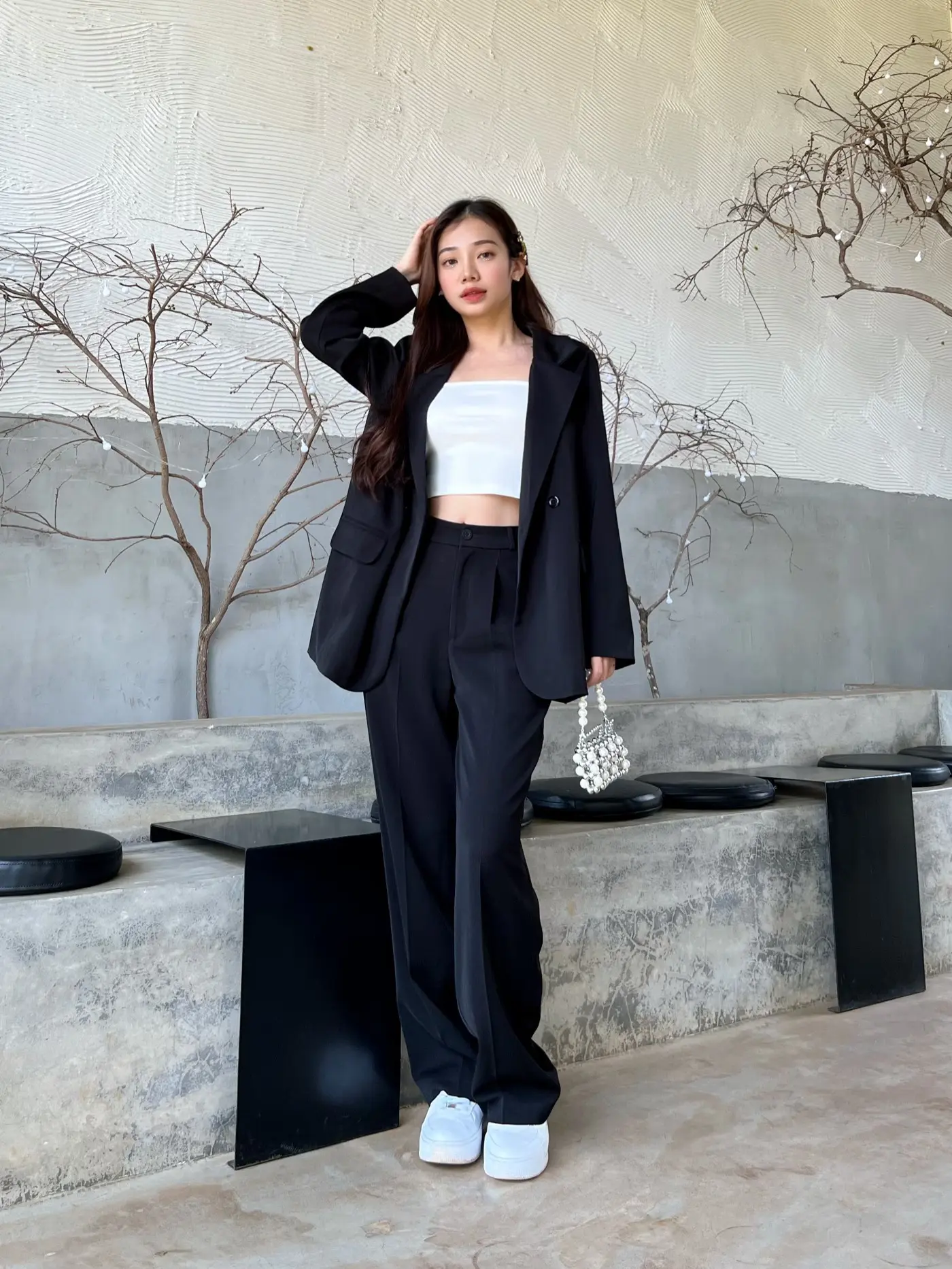 Quần ống suông xếp li THE C.I.U - Raglan Pants