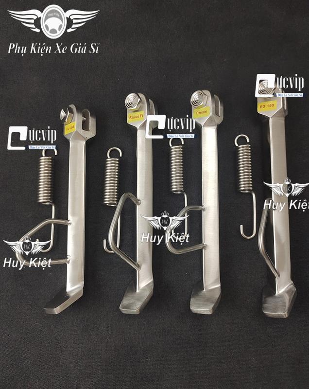 Chân Chống Nghiêng Inox 304 ĐÚC ĐẶC (Tứ Giác) (Tặng Lò Xo Và Ốc) Wave, Dr, Vario, AB, Ex, Win, Sonic, Raider, Satria, Sirius, Future, Vision, SH, SH Mode, Lead, Cub 125 MS6444