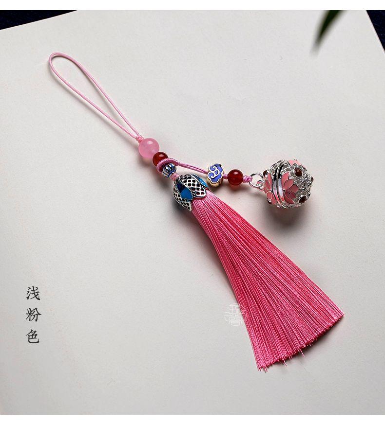 Product Introduction of [2120 Positive Reviews] Qiongrui Portable Aromatherapy Sachet Tassel Phone Chain Pendant Hanging Rope Chinese Retro Style Personalized Pendant Car Keychain 2025 12