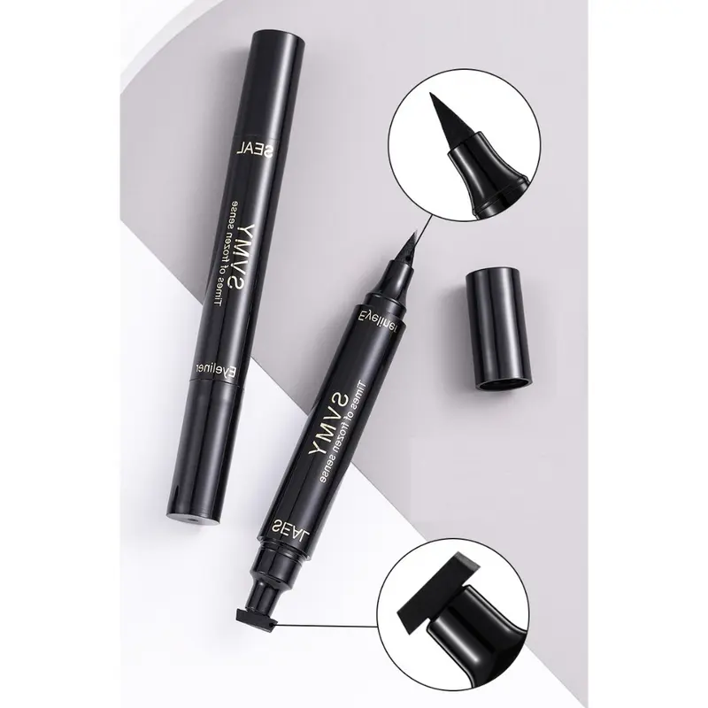 Eyeliner Stamp 2 in 1 Waterproof Liquid Eyeliner Pensil 3