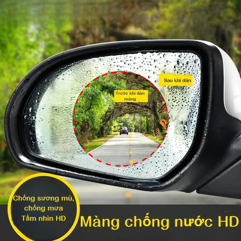 Phim Chống Mưa Gương Chiếu Hậu Ô Tô, Phim Kính Gương, Chống Mưa Và Chống Sương Mù, Thích Hợp Cho Du Lịch, Dụng Cụ Thông Dụng