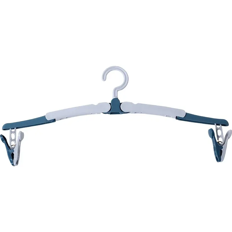 Portable 4PCS Multifunctional Folding Hanger - Outdoor Travel Household Accessory Organiser Hanging Plastic 8