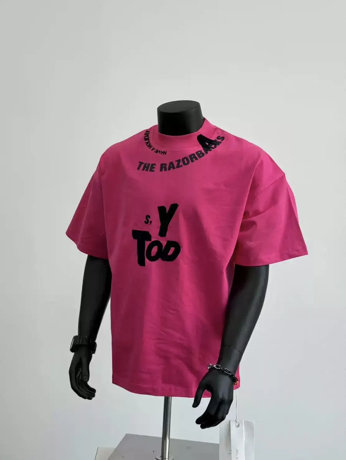 Áo thun Stee Cổ tròn TODAY II PINK Localbrand IBENXOPI Unisex Menwear Cotton