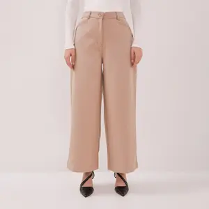 DUST Celana Kulot Narita Coklat (D.39144)