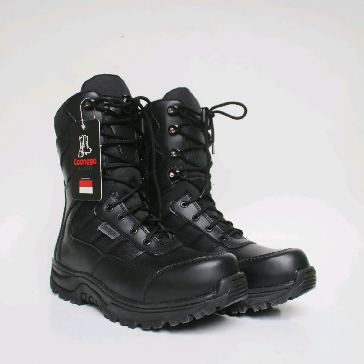Sepatu pdl tni polri dan security ujung besi terbaru sepatu pdl satpam pdl safety boots original caanggo militery