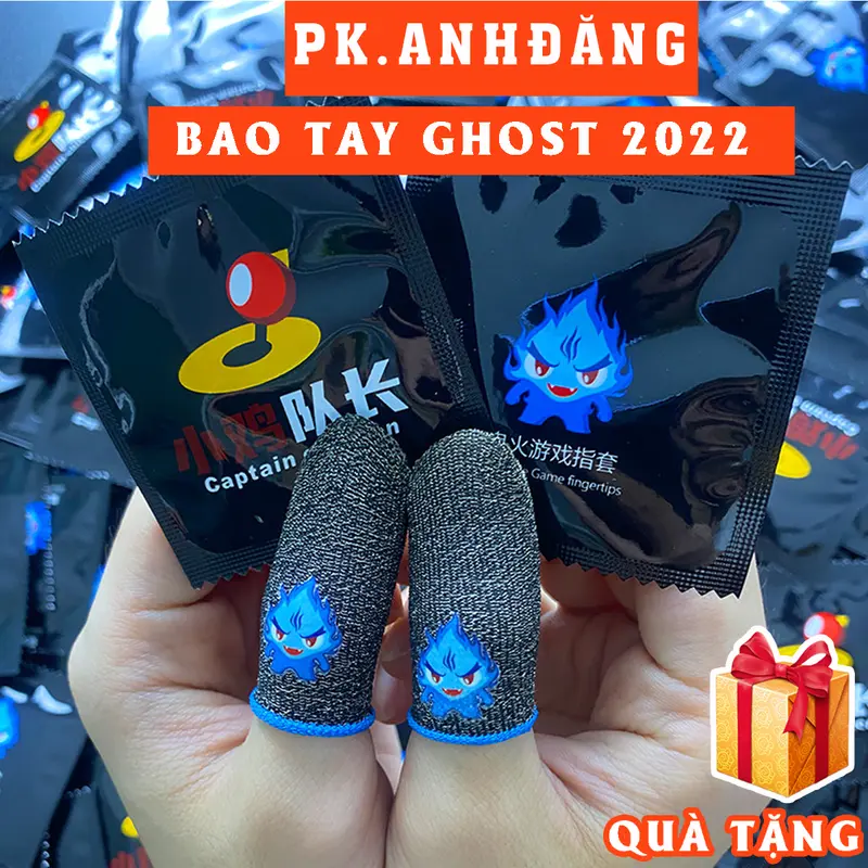 Găng Tay Chơi Game, Bao Tay Chơi Game Ghost Chống Mồ Hôi, Chống Dít Cho Điện Thoại Chơi Điện Tử Phụ Kiện 0