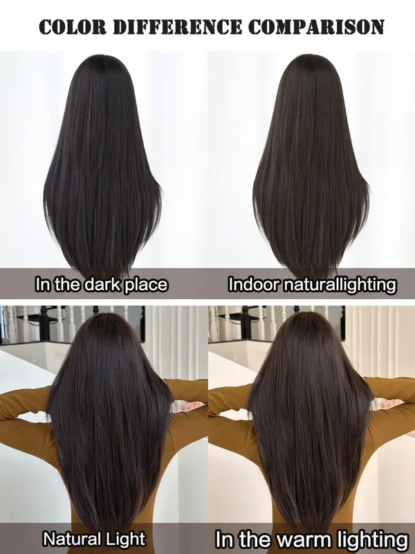 28 Inch Long Layered Wigs for Women, Gorgeous Fluffy Wigs without Bangs, Heat Resistant Synthetic Fiber Full Machine Wigs for Party, Daily Use 5