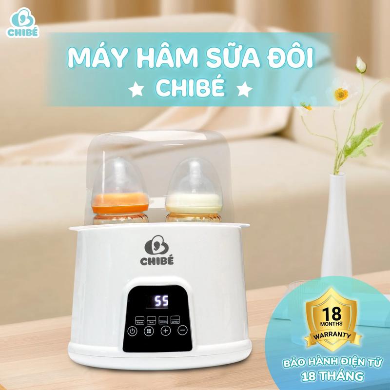 Máy hâm sữa đôi ChiBé - Bảo hành chính hãng 18 tháng 0