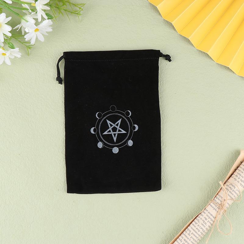 Product Introduction of [MMG]1Pc Velvet Tarots Oracle Cards Storage Bag Runes Constellation Witch Divination Accessories Jewelry  Bag Drawstring Pouch 25
