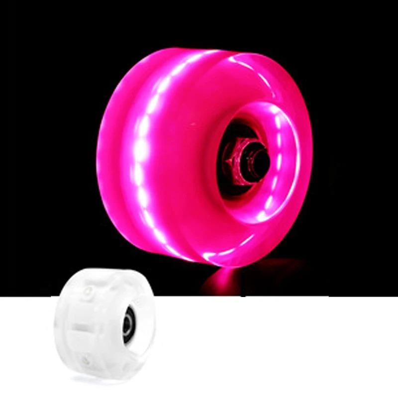 1Pc Skateboard Wheels Polyurethane Luminous LED Longboard Wheels with Spanner Long Drift Board Accessories 7